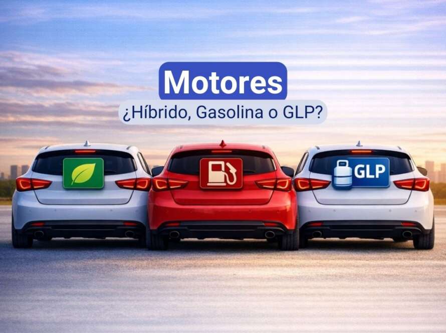 ¿Híbrido, gasolina o GLP?