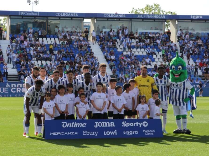 Niños Grupo Cars con el Leganés